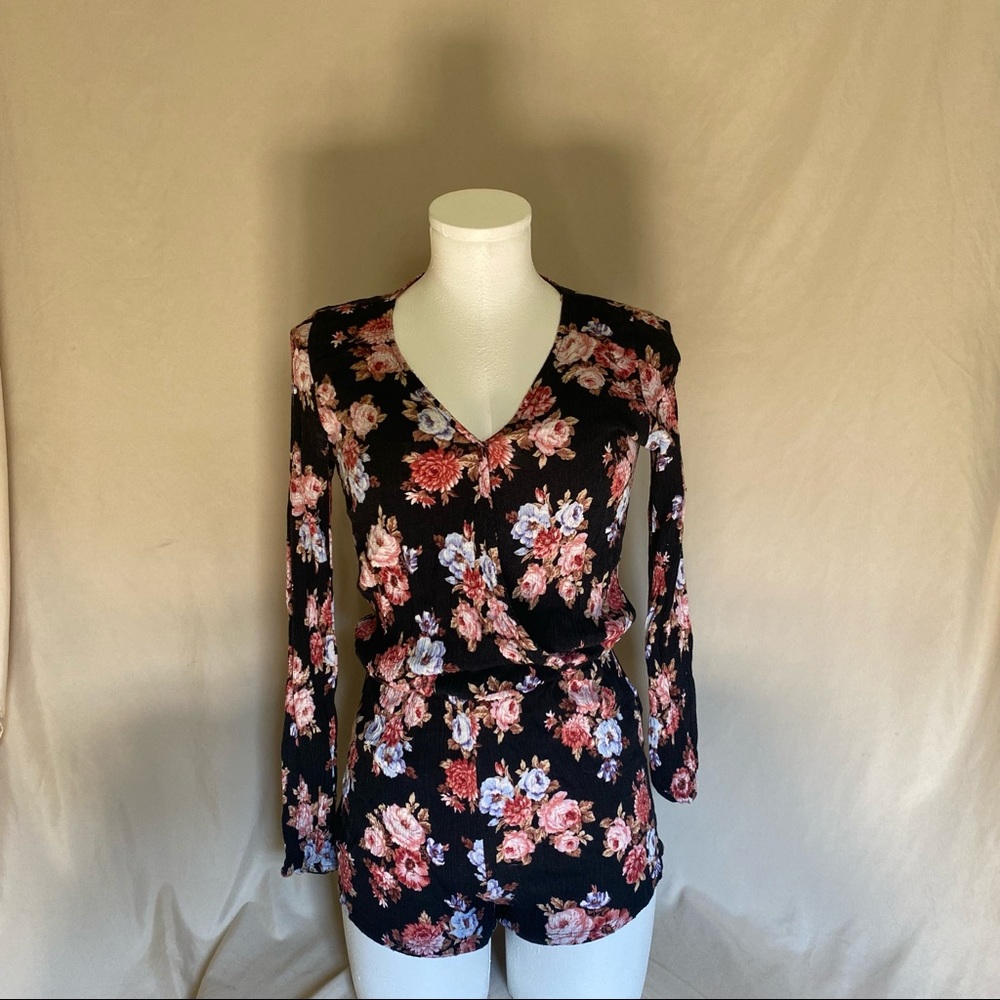 Floral Print Romper